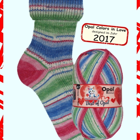 Meisterwerke - Best of Opal, 4-fädige Sockenwolle, Farbe 9514