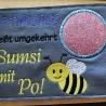 Ferberline Spruch und MugRug Sumsi mit Po ab 10x10