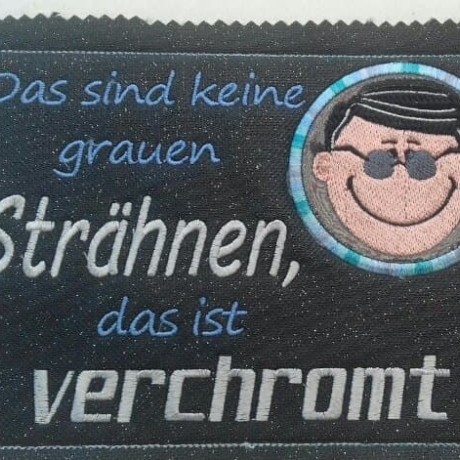 Ferberline Spruch und MugRug Strähnen/verchromt ab 10x10