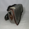 Handtasche rot silber  Unikat Schultertasche Upcycling Qualität