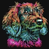 NEU Stickdatei  Rauhaardackel Hexi Hund realistisch