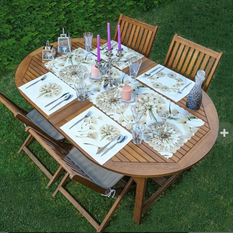 Tischset 4èr Set Pampas Style