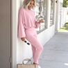 2-Teiler Jogger Anzug Rosa Jogpants & Pullover XS/S & M/L