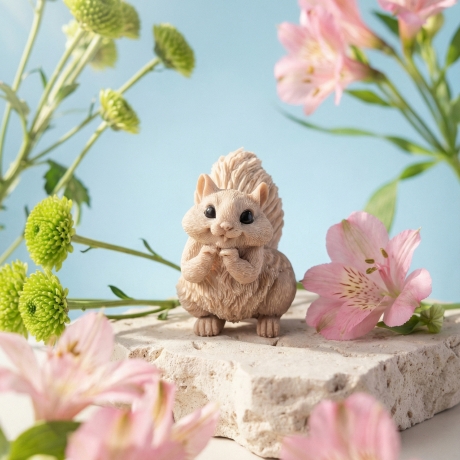 Eichhörnchen Kerze Geschenk  süße Kuh Kerze handgemacht – Geschen