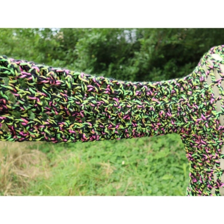 Pullover gehäkelt Tunika Pulunder Mode modern Handarbeit