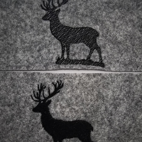 E0019 – Stickdateien Hirsch inkl. ITH - ab 10x10 Rahmen