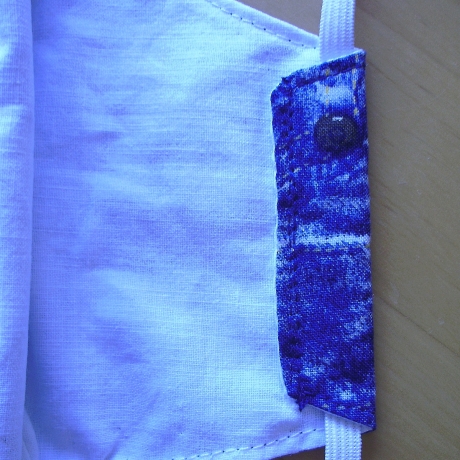 Mund- und Nasenmaske Jeansoptik*3* - Baumwolle - KEIN VIRENSCHUTZ