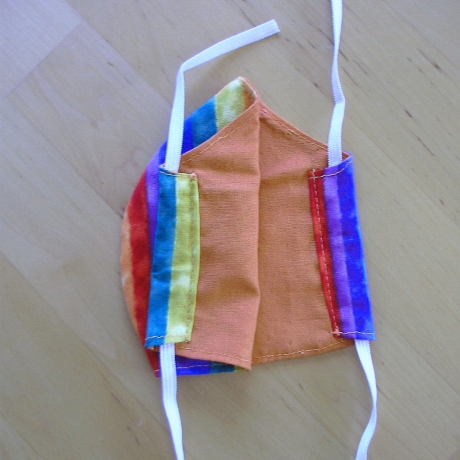 KINDERMASKE - RAINBOW - aus Baumwolle - KEIN VIRENSCHUTZ -