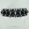 Armband Perlen Grau / Schwarz (A41)