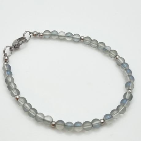 Armband Bergkristall Blau