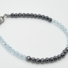 Armband Hämatit mit Swarovski® Kristallen Light Azore (A55)