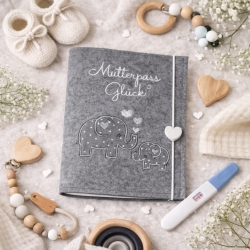 Mutterpasshülle Doppeltes Glück Zwillinge 