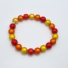 Armband Miracle Beads Rot Gelb Orange (A72)