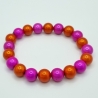 Armband Miracle Beads Pink Orange (A72)