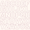 30x Stickdatei ABC 10 Doodle Appli Buchstaben Größe 10x10 cm