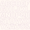30x Stickdatei ABC 14 Doodle Appli Buchstaben Größe 14x14 cm