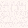 30x Stickdatei ABC 14 Doodle Appli Buchstaben Größe 14x14 cm