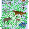 Poster A2 Animal Guide Berlin (Grafikdesign Urban Nature Tiere)
