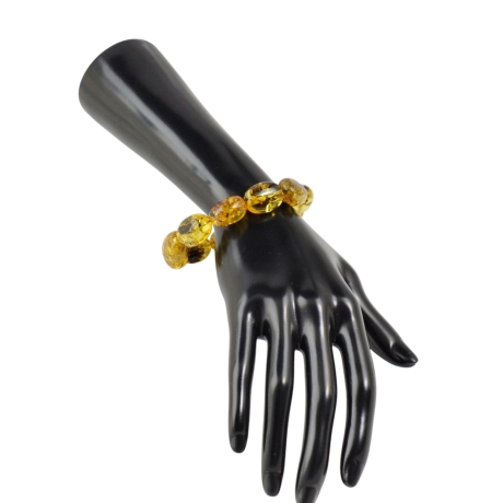 Baltischer Bernstein Armband – Echter Bernstein Handarbeit