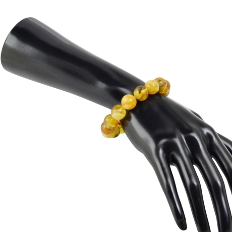 Baltischer Bernstein Armband – Premium Naturstein Design