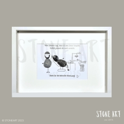 Steinbild „Mein Zahnarzt sagt, dass ich eine Krone brauche“