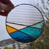 Sonnenfänger Landschaft Adria Tiffany-Glaskunst