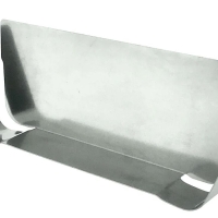 Abtrennung aus Edelstahl, abnehmbar