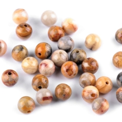 Achat gelb 6mm 10Stk. Mineralperlen