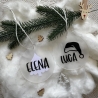 Namensdeko Weihnacht/Acryl Baumschmuck/Baumanhänger Kinder