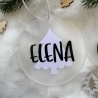 Namensdeko Weihnacht/Acryl Baumschmuck/Baumanhänger Kinder