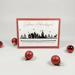 Grußkarte * Adventskalender * Advent * Weihnachten