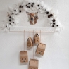Adventskalender zum Befüllen Garderobe Garderobenhaken