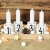 Adventskranz mit Kerzenhaltern & Holztablett | Weihnachten
