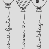 Ferberline Stickdatei Burzeltagballons ab 6x10