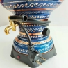 Handbemalter türkischer elektrischer Kupfer-Samovar, neu,