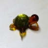 Glasanhänger Schildkröte grün braun Kettenanhänger aus Glas