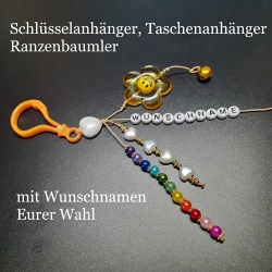 Taschenanhänger personalisierter Schlüsselanhänger Ranzenbaumler