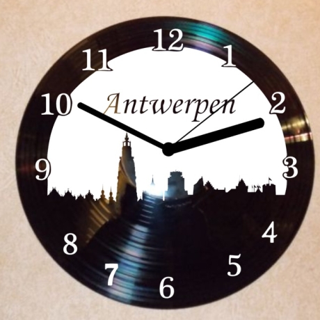 Schallplattenuhr Wanduhr Antwerpen