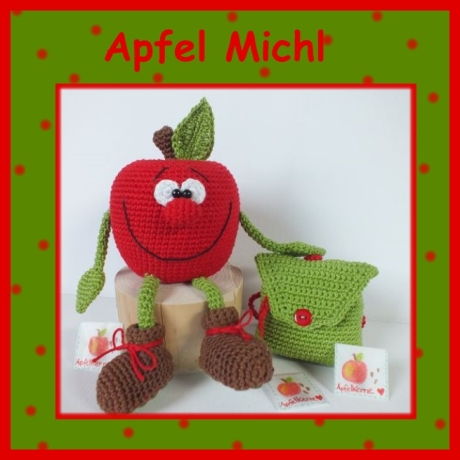 Häkelanleitung ♡ Apfel Michl♡ 