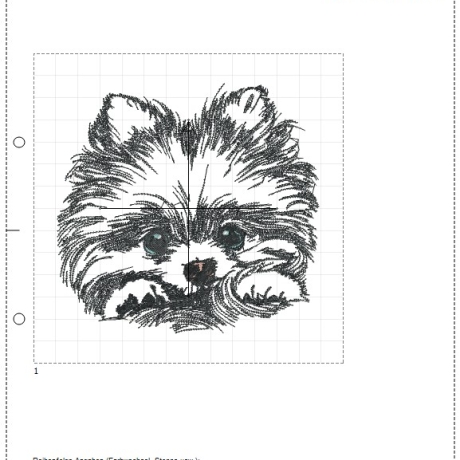 NEU Applikation Stickdatei Pomeranian  Lou Hund 