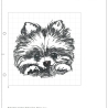 NEU Applikation Stickdatei Pomeranian  Lou Hund 