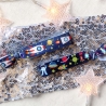 Buntes Kinder Armband – Stoffarmband Weltraum