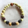 Holzperlenarmband♥Afro♥in beige und braun♥von Hobbyhaus