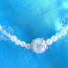 Perlenarmband♥Kristallklar-Weiss♥so elegant♥von Hobbyhaus