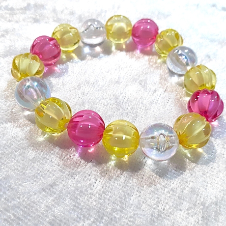 Kinder-Armband Armreifen Perlen-Schmuck Bunt Kinderschmuck