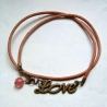 Love • Armband Leder | Armschmuck | Geschenkidee