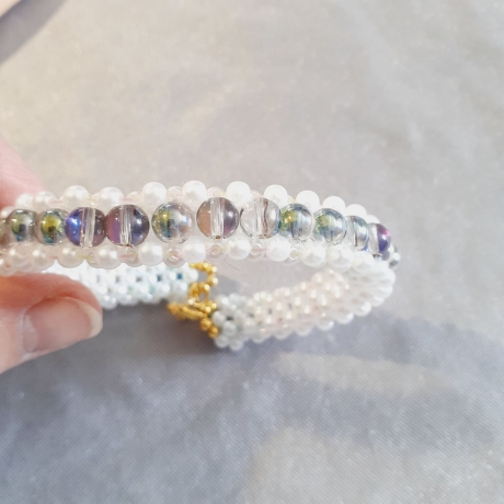 Armband 3D Schmuck für Damen Perlenschmuck große Größe 