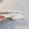 Armband 3D Schmuck für Damen Perlenschmuck große Größe 