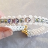 Armband 3D Schmuck für Damen Perlenschmuck große Größe 
