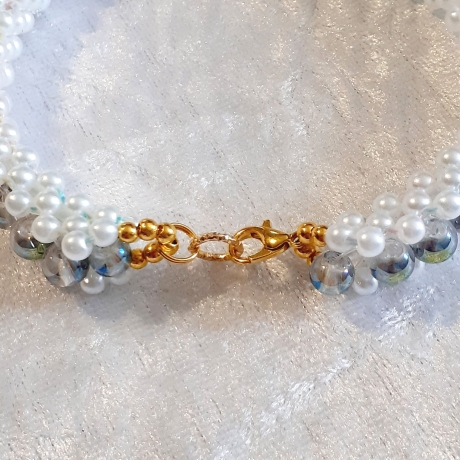 Armband 3D Schmuck für Damen Perlenschmuck große Größe 
